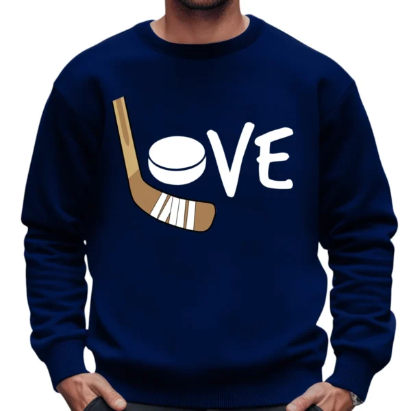 Love Hockey Sweatshirt - Navy