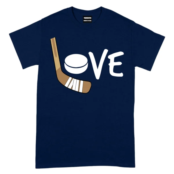 Love Hockey TShirt - Navy