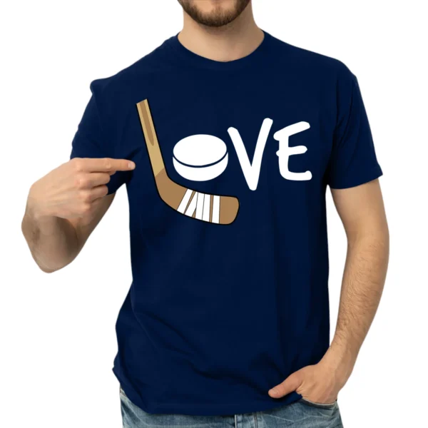 Love Hockey TShirt - Navy