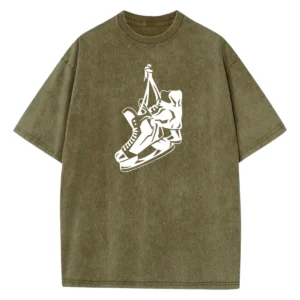 Hockey Shoes Washed Tshirts