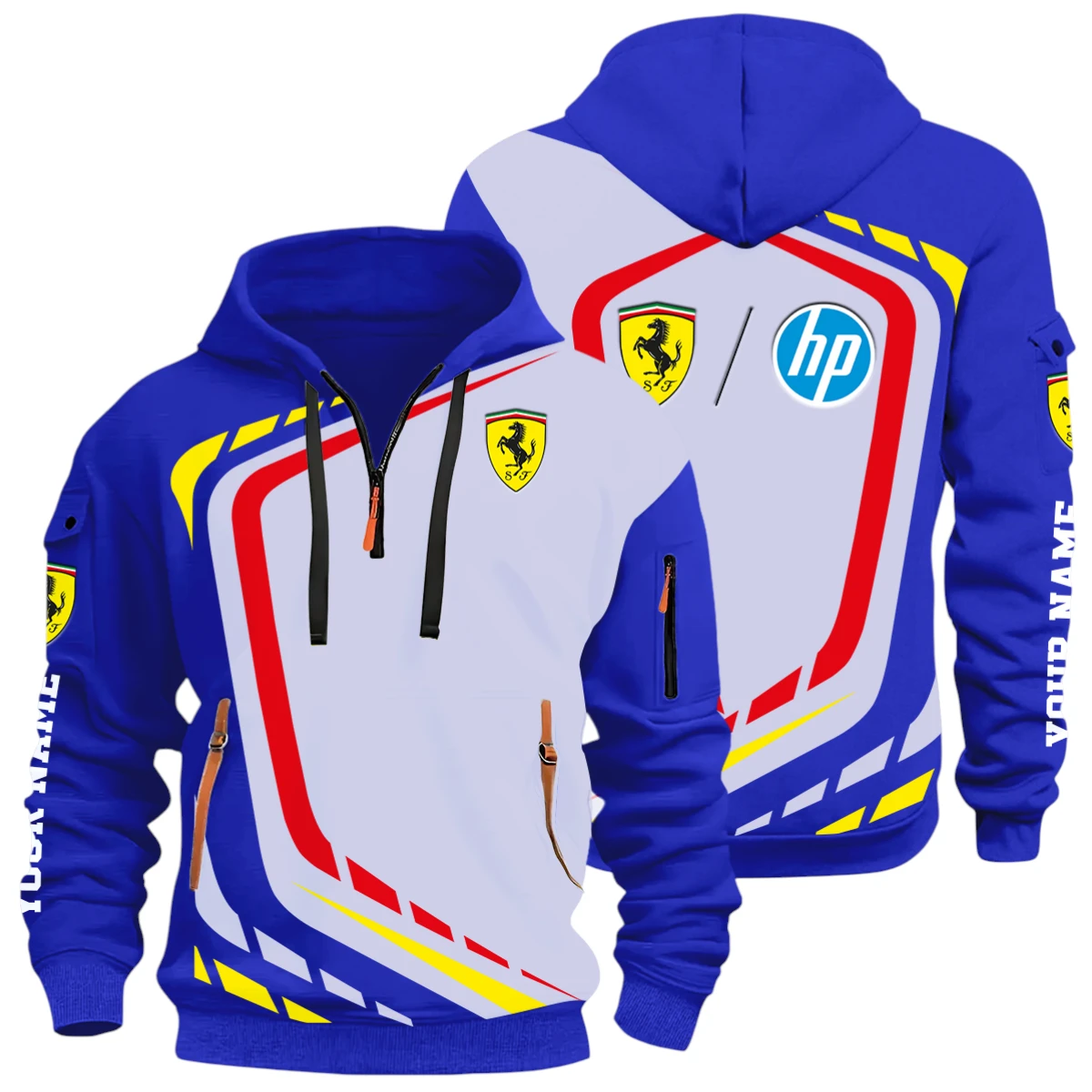 Performance Vehicle Race Half Zip Hoodie, Casual Hoodie Multi Pocket TFSY26QZ3H019 – Navy Performance Vehicle Race Half Zip Hoodie, Casual Hoodie Multi Pocket TFSY26QZ3H019 – Navy