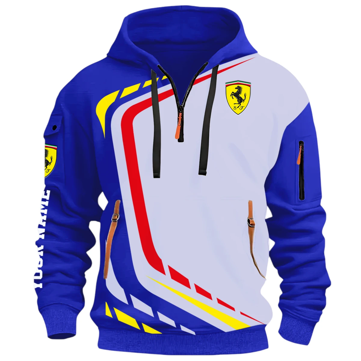 Performance Vehicle Race Half Zip Hoodie, Casual Hoodie Multi Pocket TFSY26QZ3H019 – Navy Performance Vehicle Race Half Zip Hoodie, Casual Hoodie Multi Pocket TFSY26QZ3H019 – Navy