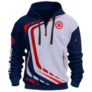 Performance Road Car Half Zip Hoodie, Casual Hoodie Multi Pocket TFSY26QZ3H034 – Navy