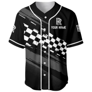 Sport Car Baseball Jersey, Lightweight Comfort Button Up TFSY63BJ3D016 – Black