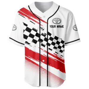 Recreational SUV Baseball Jersey, Lightweight Comfort Button Up TFSY63BJ3D017 – White
