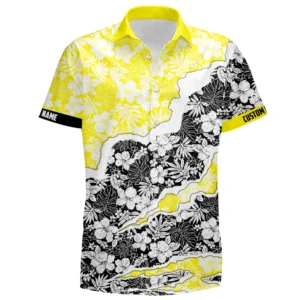 Hyper-SUV Hawaiian Shirt, Casual Shirt Button Up TFSY7HW012 – Yellow Black