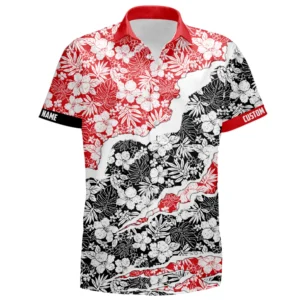 Recreational SUV Hawaiian Shirt, Casual Shirt Button Up TFSY7HW021 – Red Black