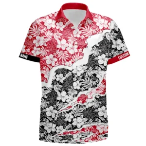 Sports Sedan Hawaiian Shirt, Casual Shirt Button Up TFSY7HW026 – Red Black