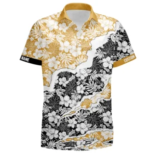 Race Road Car Lover Hawaiian Shirt, Casual Shirt Button Up TFSY7HW030 – Yellow Black